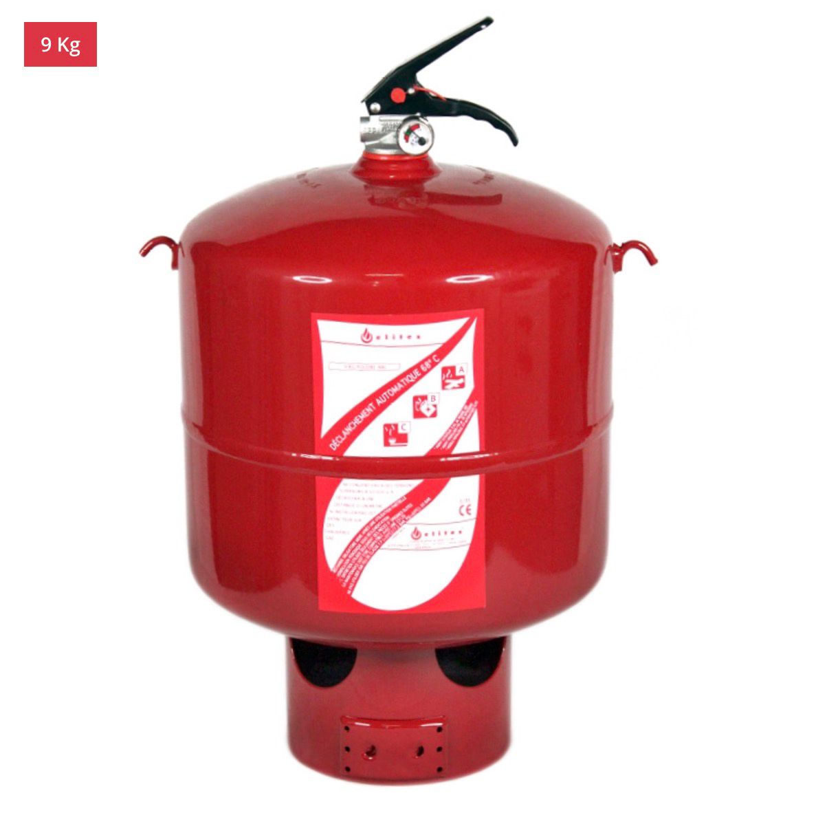 Extincteur 9 Kg Poudre ABC - Automatique